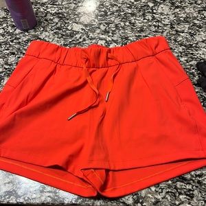 Lululemon orange shorts